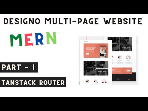 Designo multi-page website part 1
